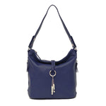 www.clazzybag.com veske dame skinn handbag women leather blue blå