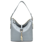 www.clazzybag.com veske dame skinn handbag women leather lys blå light blue