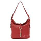 www.clazzybag.com veske dame skinn handbag women leather red rød