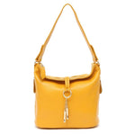 www.clazzybag.com veske dame skinn handbag women leather yellow gul