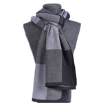 www.clazzybag.com skjerf menn mann scarf men business cotton bomull gray grå