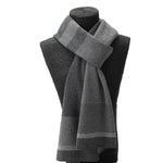 www.clazzybag.com skjerf menn mann scarf men business cotton bomull gray grå