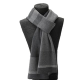 www.clazzybag.com skjerf menn mann scarf men business cotton bomull gray grå