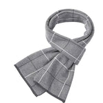 www.clazzybag.com skjerf menn mann scarf men business cotton bomull gray grå
