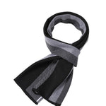www.clazzybag.com skjerf menn mann scarf men business cotton bomull black sort svart