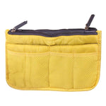 organiserer organizer handbag veske nylon yellow gul