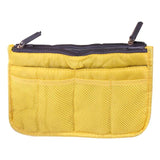 organiserer organizer handbag veske nylon yellow gul