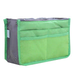 organiserer organizer handbag veske nylon green grønn