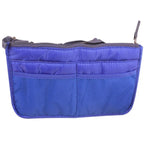 organiserer organizer handbag veske nylon blue blå