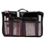 organiserer organizer handbag veske nylon black sort