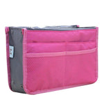 organiserer organizer handbag veske nylon pink rosa