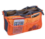 organiserer organizer handbag veske nylon orange