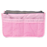 organiserer organizer handbag veske nylon pink rosa