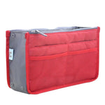 organiserer organizer handbag veske nylon red rød