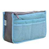 organiserer organizer handbag veske nylon blue blå