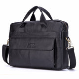www.clazzybag.com pc veske laptop bag menn men leather skinn black sort svart