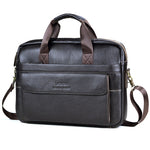 www.clazzybag.com pc veske laptop bag menn men leather skinn coffee kaffe brun brown black sort svart