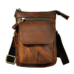 www.clazzybag.com sidebag crossbody bag men mann skinn leather brown brun