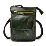 www.clazzybag.com sidebag crossbody bag men mann skinn leather green grønn