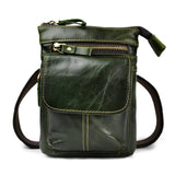 www.clazzybag.com sidebag crossbody bag men mann skinn leather green grønn