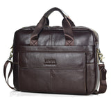 www.clazzybag.com pc veske laptop bag menn men leather skinn coffee kaffe brun brown