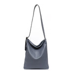www.clazzybag.com hånveske veske skulderveske handbag shoulderbag leather skinn blue blå